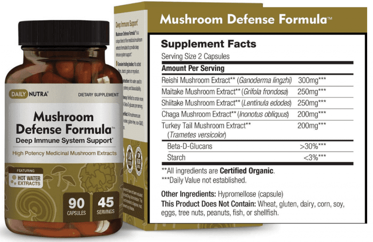 Best Organic Mushroom Supplements (Blends) Brands Reviews