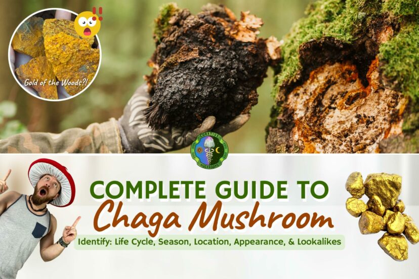 How To Identify Chaga Mushrooms (Inonotus Obliquus) - Complete Guide To Chaga Mushroom Identification - Life Stage Cycle, Appeatance, Season, Growth Habitat, Distribution, Lookalikes