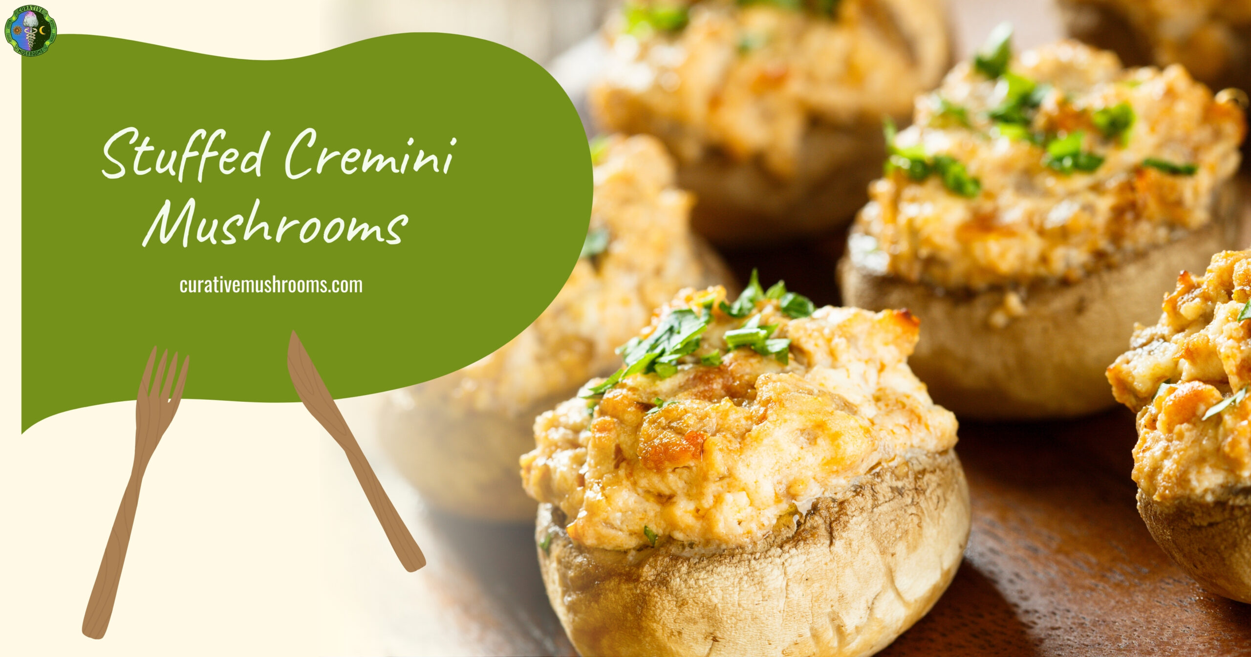 Easy and Delicious Cheese Stuffed Cremini Mushrooms
