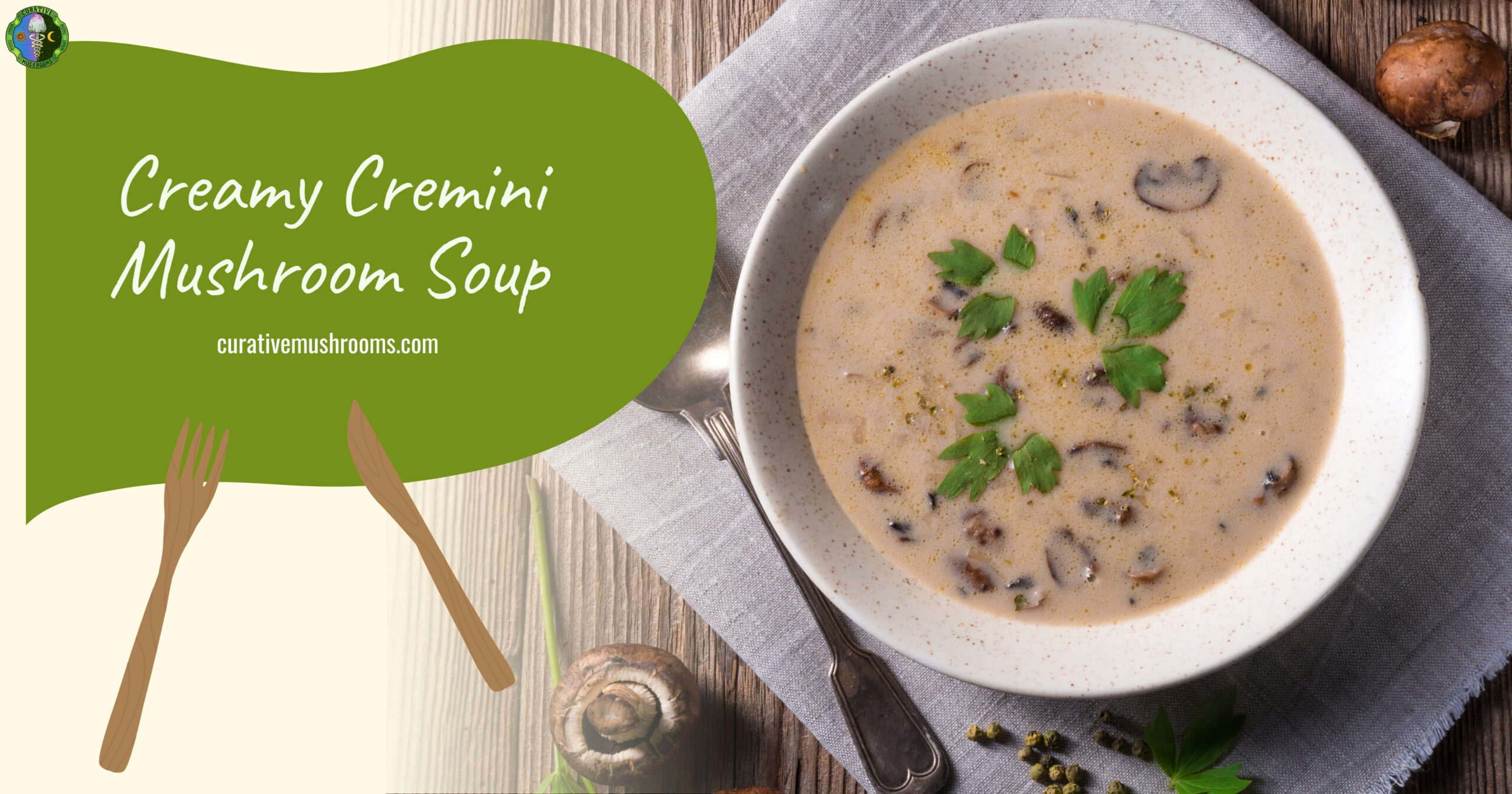 Easy and Delicious Creamy Cremini Mushroom Soup