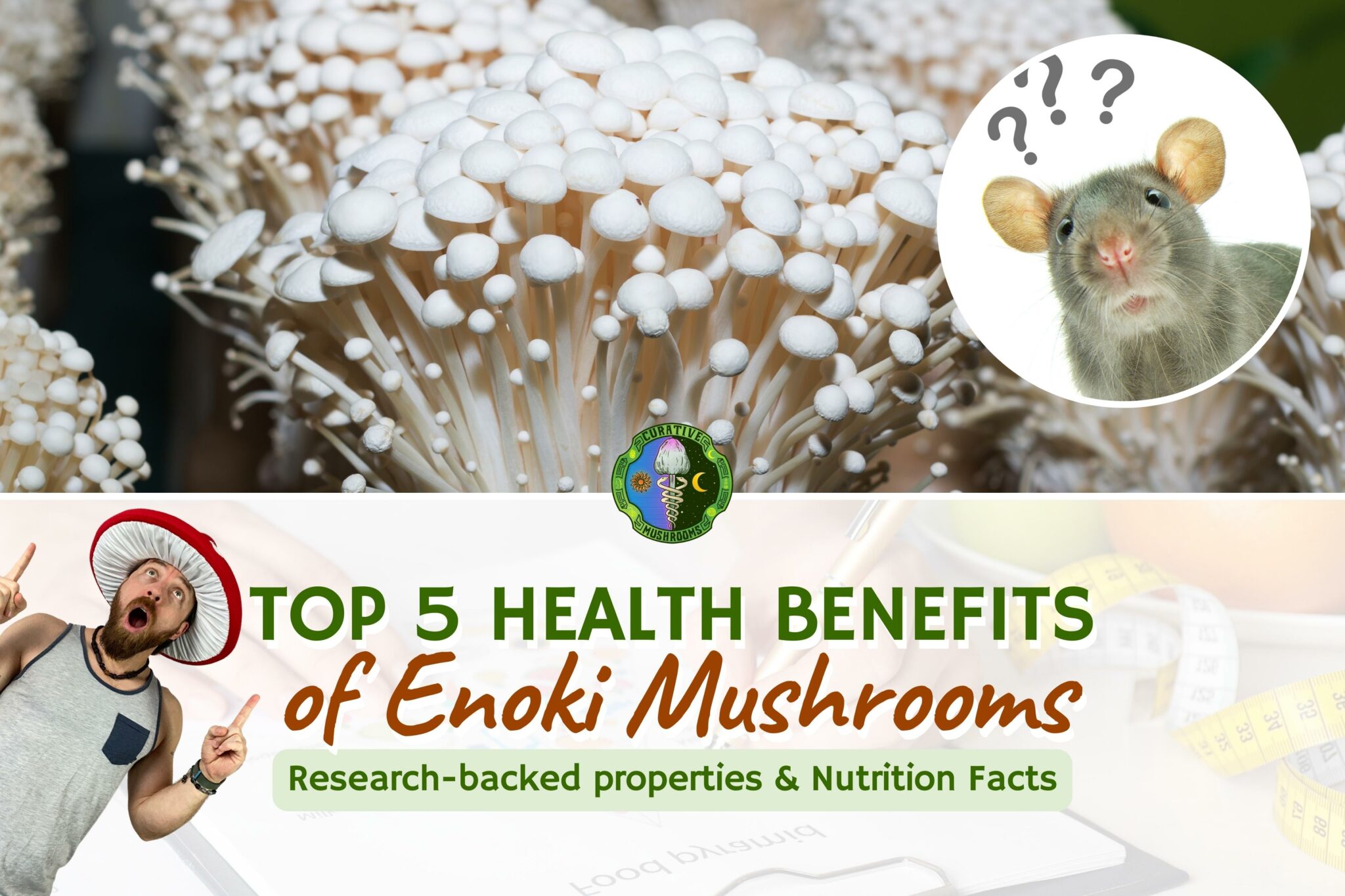 Enoki Mushroom Benefits & Nutrition Facts