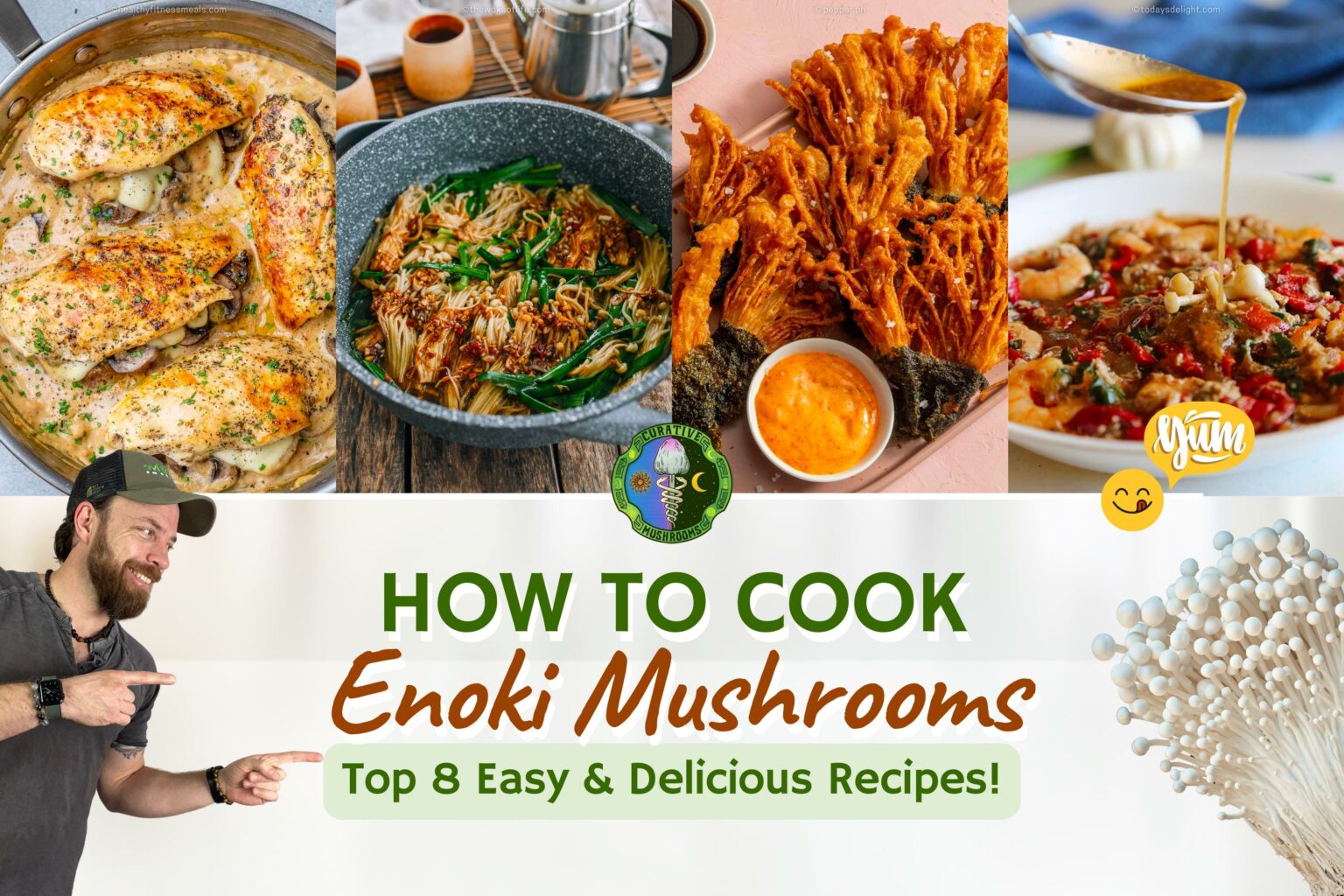 How to Cook Enoki Mushrooms Recipes