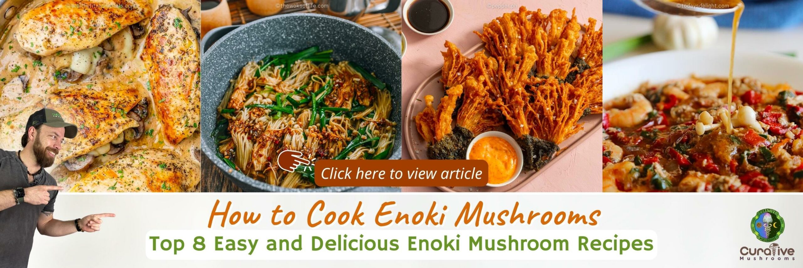 How to Cook Enoki Mushrooms - Top 8 Easy and Delicious Enoki Mushroom Recipes - Click here to view article