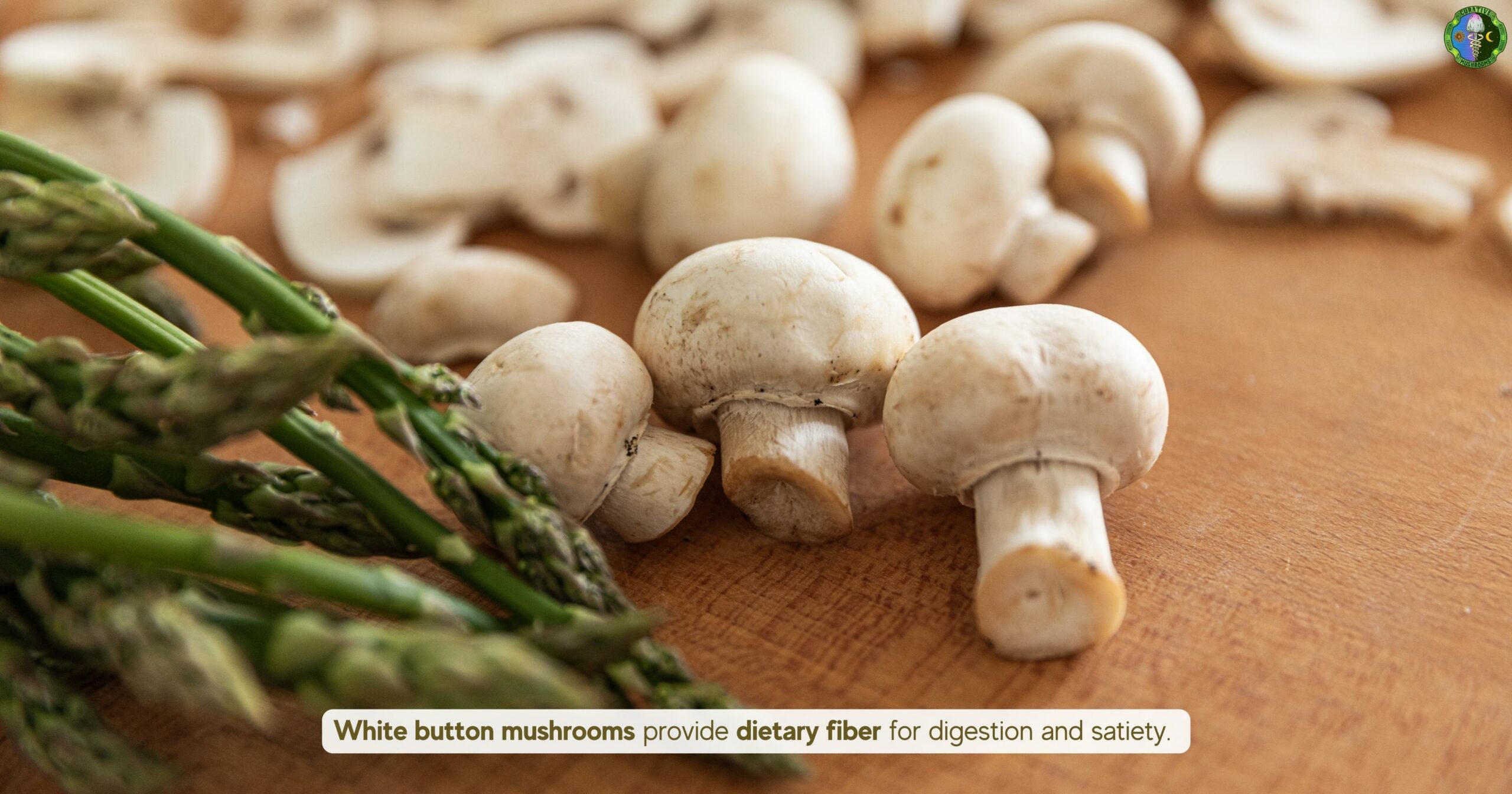 Are white button mushrooms good for you - White button mushrooms provide dietary fiber for digestion and satiety